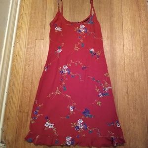 Moda International Red Floral Dress